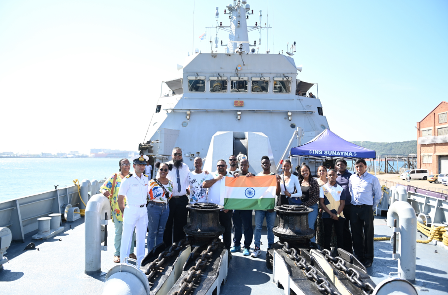 INS Sunayna's Visit to the Port of Durban