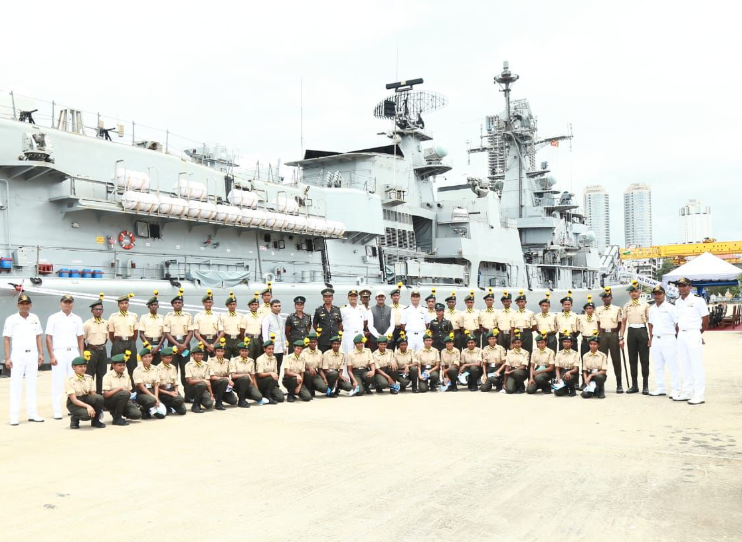 INS Delhi's Visit to Colombo