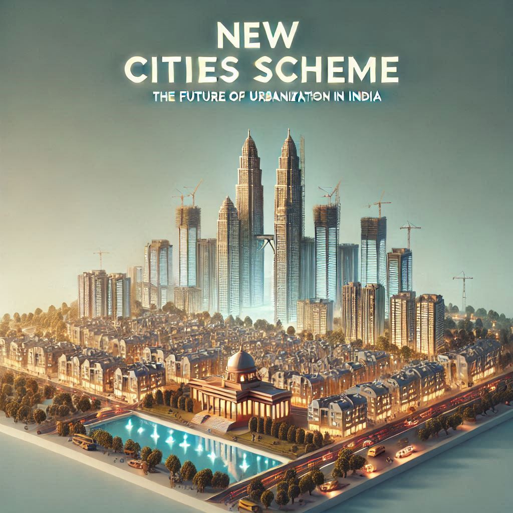 New Cities Scheme: The Future of Urbanization in India. The Ministry of Housing and Urban Affairs (MoHUA) has introduced a groundbreaking initiative to tackle the growing pressures of urbanization in India. This new scheme, which extends the successful Smart Cities Mission, will focus on the development of eight new cities. With a substantial Rs 8,000 crore allocated for the incubation of these cities, this initiative aims to build urban areas that can handle rapid population growth and modernize infrastructure across the nation.