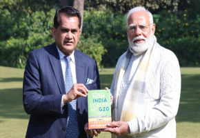 PM Lauds Shri Amitabh Kant for His Book on India’s G20 Presidency and Summit